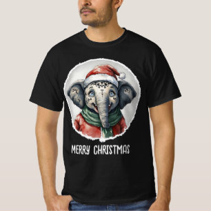 Funny Animal Christmas Favorites - Elephant 2 T-Shirt