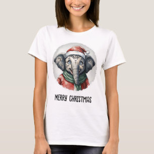 Funny Animal Christmas Favorites - Elephant 2 T-Shirt
