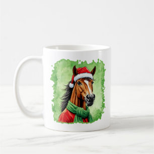 Funny Animal Christmas Favorites - Horse 6 Coffee Mug