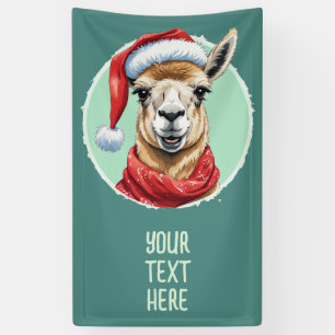 Funny Animal Christmas Favorites - Llama 1 Banner