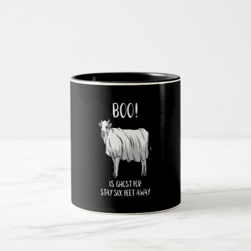 Funny Animal Cow Gift Gift For Cow Lover Two_Tone Coffee Mug