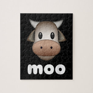 Funny Animal Cow Idea Cow Moo Lover Jigsaw Puzzle