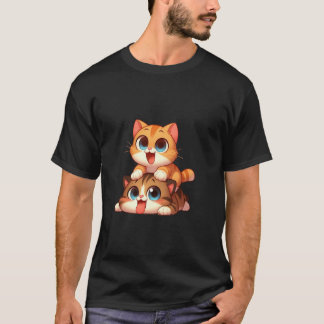 funny animal for boys and girls cats kitten T-Shirt