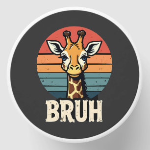 Funny Animal Giraffe Meme Face Festive Xmas T-Shir Mini Candle Favors