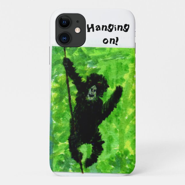 Funny Animal Gorilla Monkey Case-Mate iPhone Case (Back)