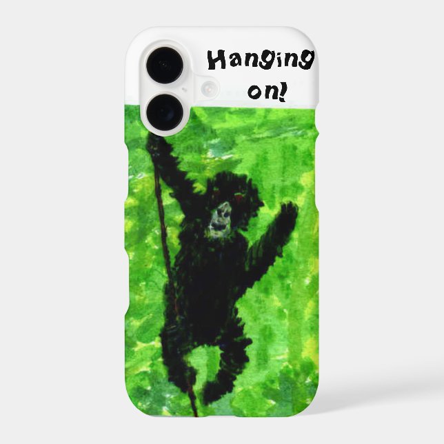 Funny Animal Gorilla Monkey Iphone Case (Back)