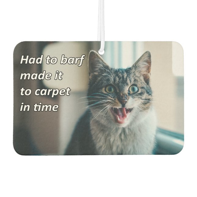 Funny Animal Memes Cat Memes Humorous Photos Air Freshener (Front)