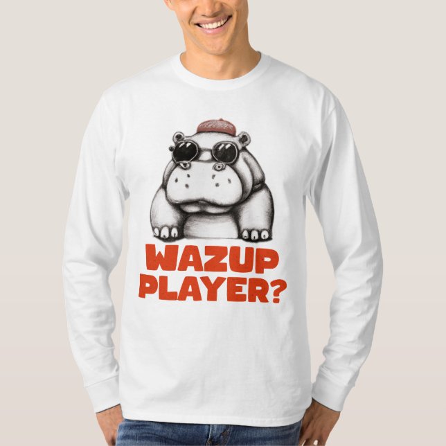 funny animal print T-shirt quote | Humour  (Front)