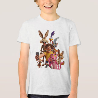 Funny Animal Selfie Squad Cartoon Design Tri-Blend Shirt