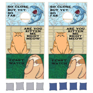 Funny Animal Taunts Cornhole Set