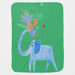 Funny Animals Baby Blanket