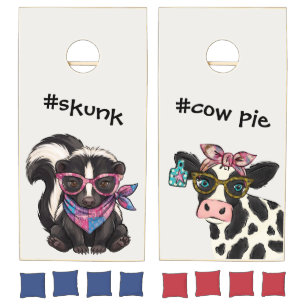 Funny Animals Cornhole Game Set