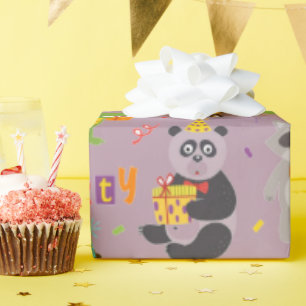 Funny Animals Happy Birthday Wrapping Paper