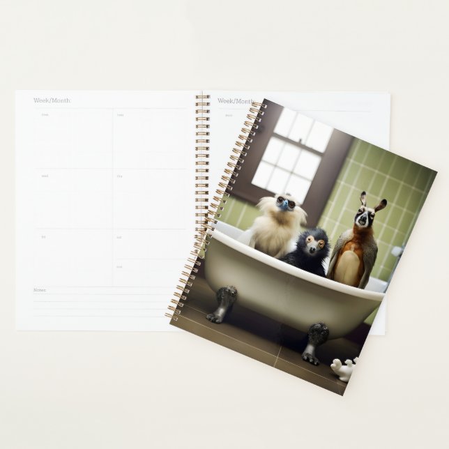Funny animals in bathroom planner (Display)
