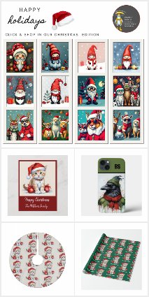 Funny animals in christmas disguise – cute Humor