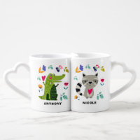 Funny Animals in Love Valentine's Day Gift Mugs