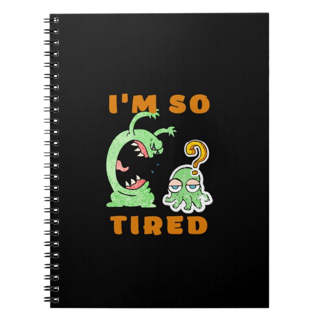 Funny Animals Sarcastic Cute       Notebook (Front)