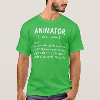 funny animator noun definition vintage T-Shirt