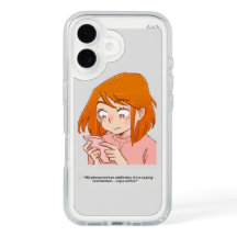 Funny Anime Girl Phone Case Sarcastic Quote Cute 