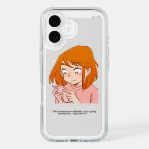 Funny Anime Girl Phone Case Sarcastic Quote Cute