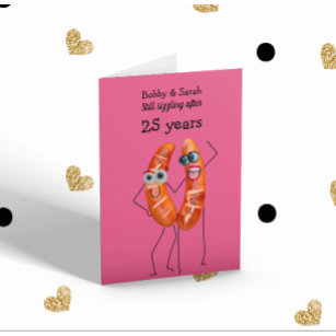 Funny anniversary card for him or her with envelope | Perfect card for any  occasion: Anniversary, Fa…See more Funny anniversary card for him or her