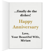 Funny Anniversary Card (Inside (Right))