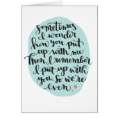 Funny Anniversary Card for Boyfriend (Front)