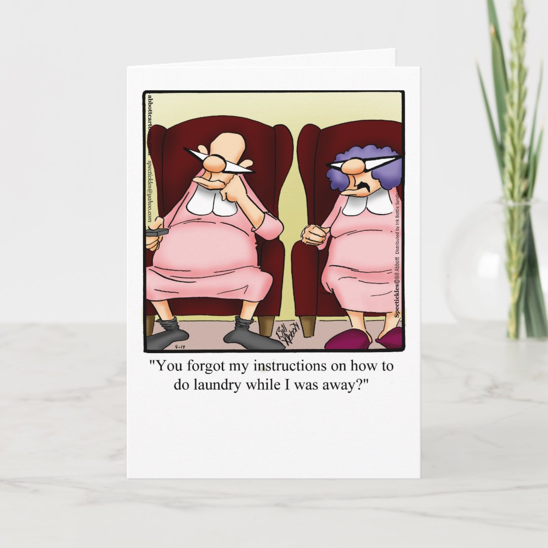 Funny Anniversary Card For Him Spectickles | Zazzle