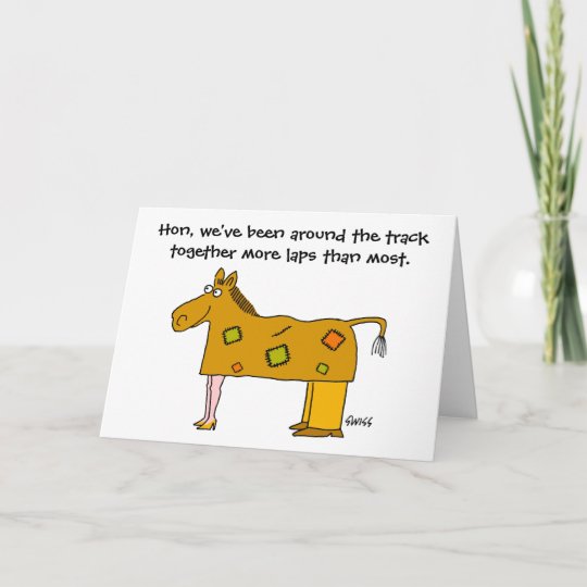 Funny Anniversary Card for Husband or Wife | Zazzle.com