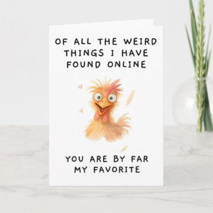 Funny Anniversary Card, Met Online Dating, Tinder Card