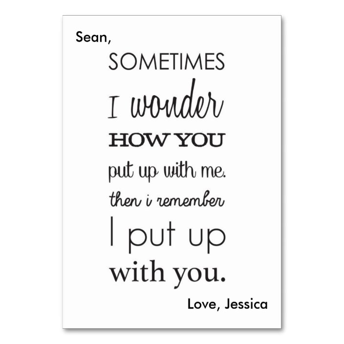 Funny Anniversary Card Simple Couples Card Zazzle Com