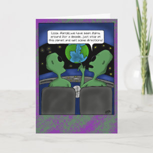 Funny Anniversary Cards: Getting Directions Card