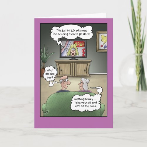 Funny Anniversary Cards Hard of Hearing Card
