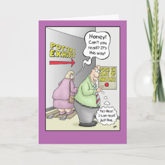 Funny Anniversary Cards: Push in Case Of 2 Card