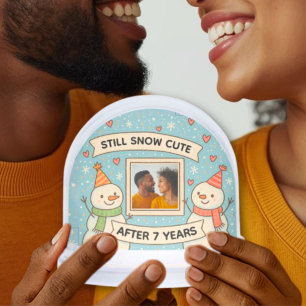 Funny Anniversary gift Still Snow Cute Christmas Globe