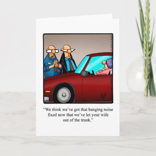 Funny Anniversary Greeting Card