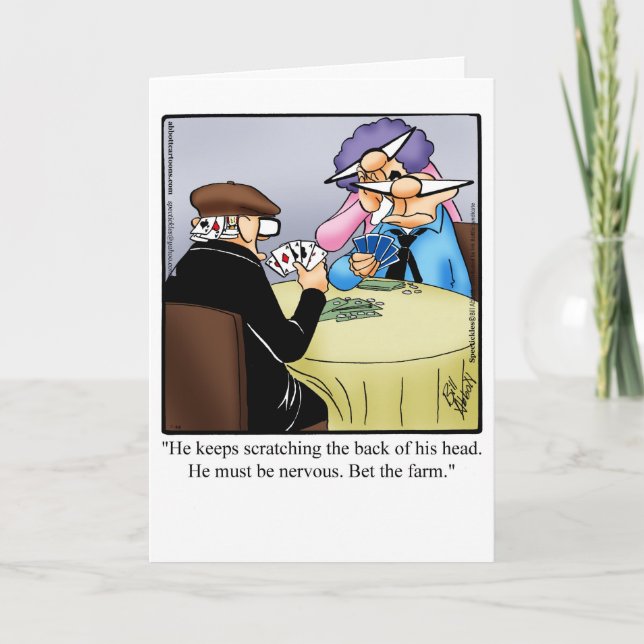 Funny Anniversary Greeting Card (Front)
