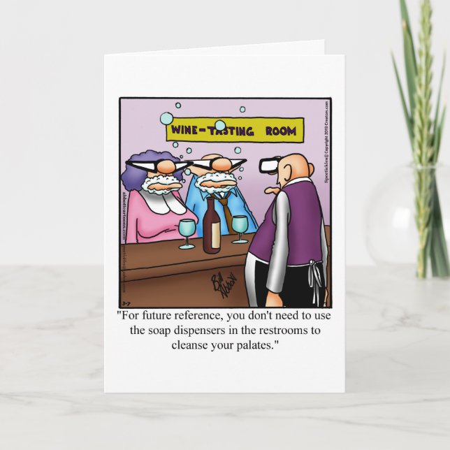 Funny Anniversary Greeting Card For Couple (Front)