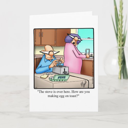 Funny Anniversary Greeting Card For Her