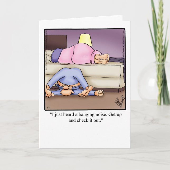Funny Anniversary Greeting Card For Him (Front)