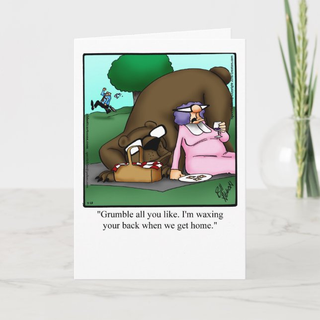 Funny Anniversary Greeting Card For Him (Front)