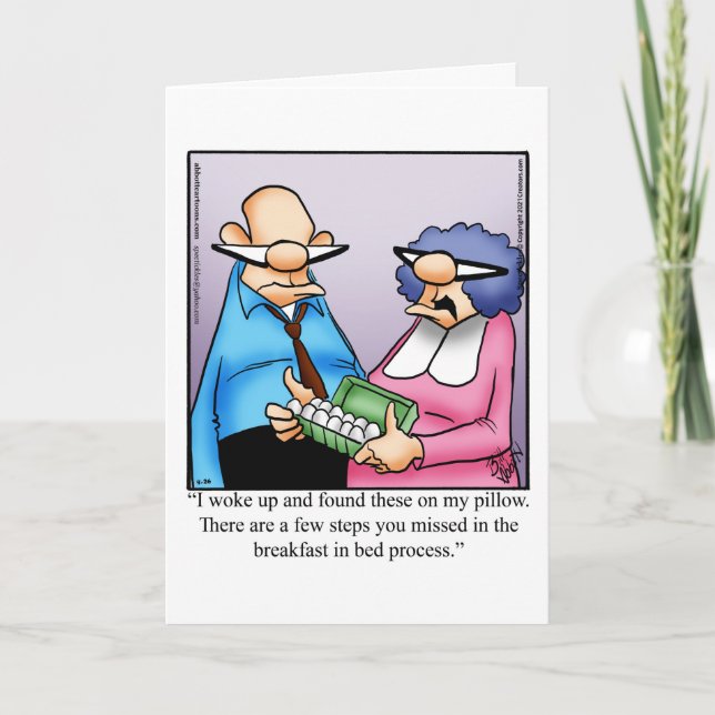 Funny Anniversary Greeting Card For Them (Front)