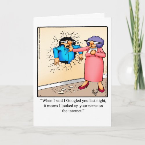 Funny Anniversary Greeting Card For Them