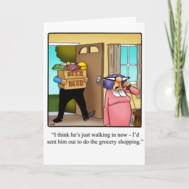 Funny Anniversary Humor Card For Them (Front)