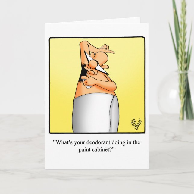 Funny Anniversary Humor Greeting Card (Front)