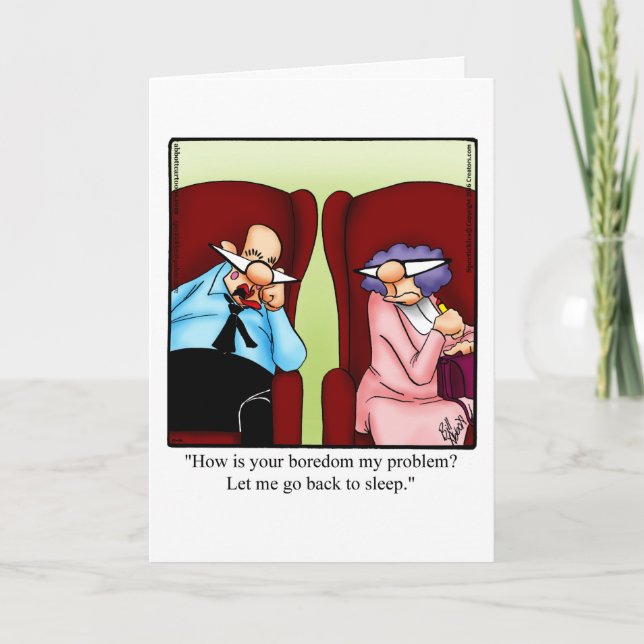 Funny Anniversary Humor Greeting Card (Front)