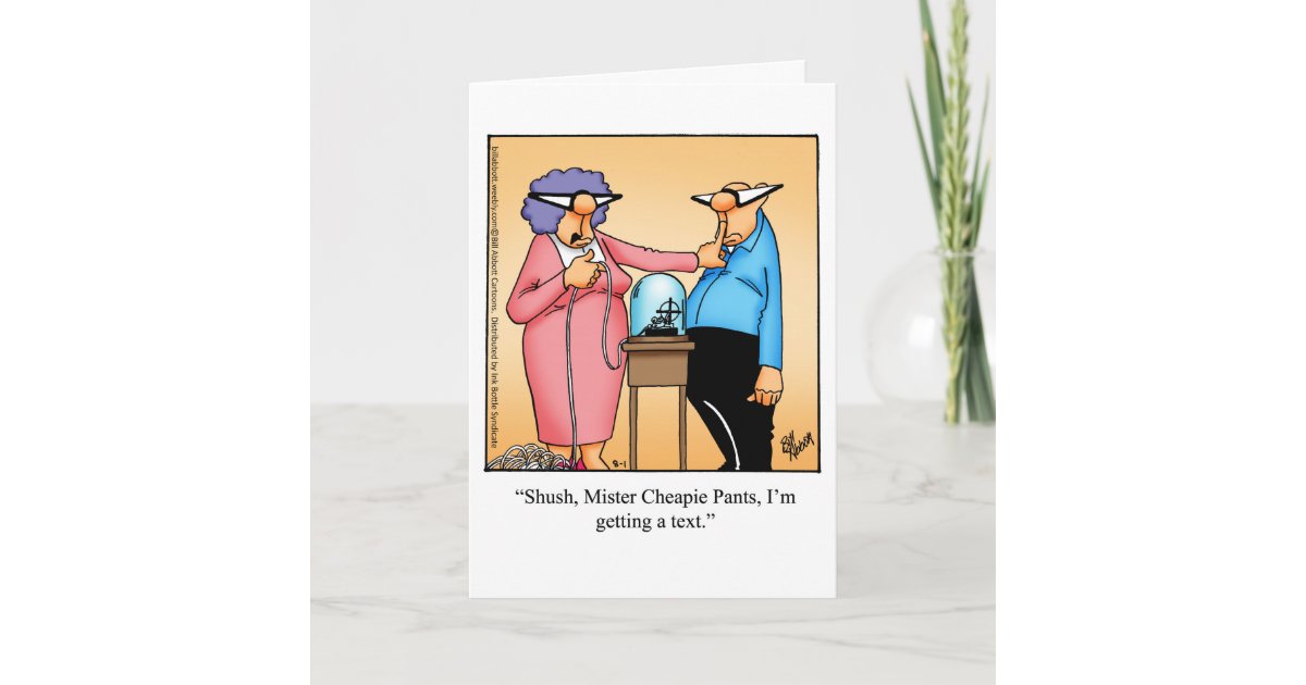 Funny Anniversary Humor greeting Card | Zazzle