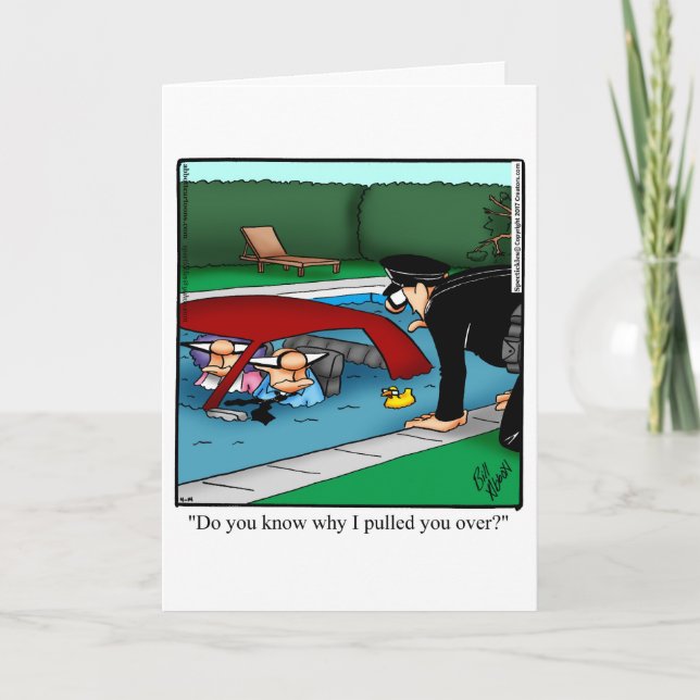Funny Anniversary Humor Greeting Card (Front)