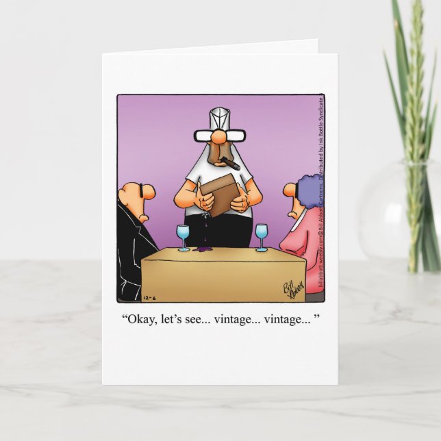 Funny Anniversary Humor Greeting Card (Front)