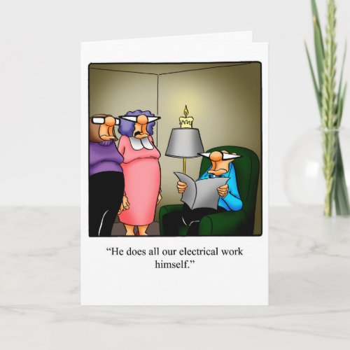 Funny Anniversary Humor Greeting Card For Him